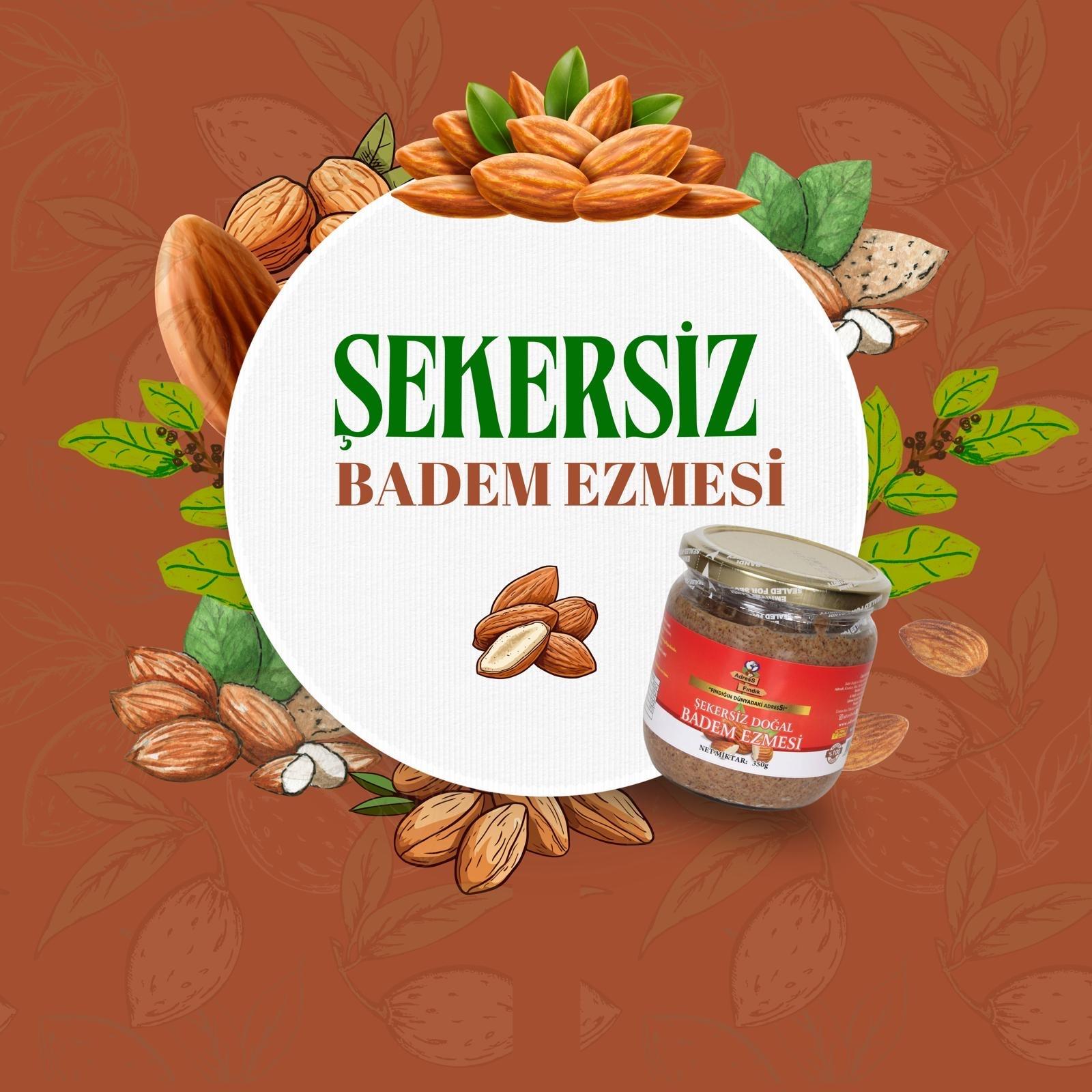 ŞEKERSİZ%20DOĞAL%20KATKISIZ%20BADEM%20EZMESİ%20350%20g