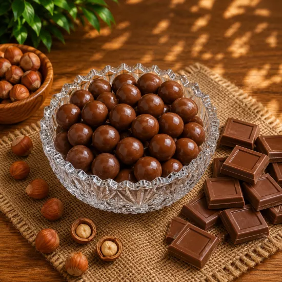 SÜTLÜ ÇİKOLATALI FINDIK DRAJE 500 g
