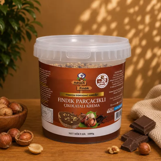 FINDIK PARÇACIKLI ÇİKOLATALI KREMA 1 Kg