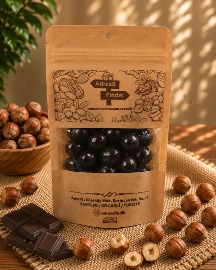 BİTTER ÇİKOLATALI FINDIK DRAJE 90 g