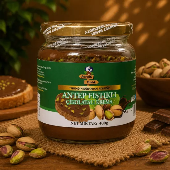 ANTEP FISTIKLI ÇİKOLATALI KREMA 400 g