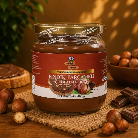 FINDIK PARÇACIKLI ÇİKOLATALI KREMA 400 g