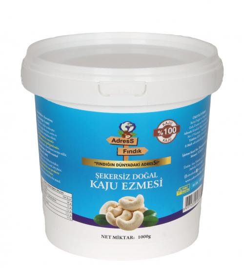 ŞEKERSİZ DOĞAL KAJU EZMESİ 1 Kg