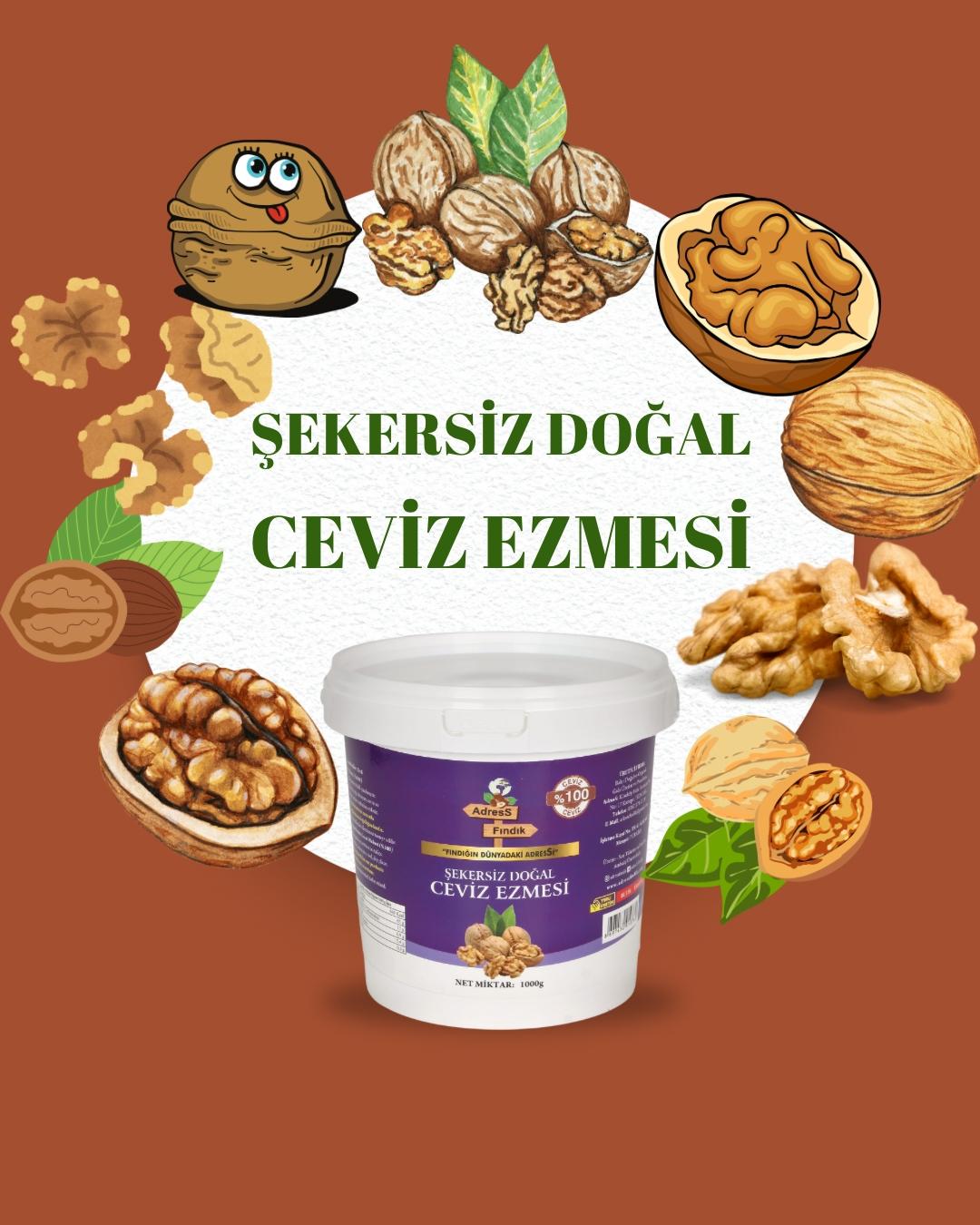 ŞEKERSİZ%20DOĞAL%20KATKISIZ%20CEVİZ%20EZMESİ%201%20Kg